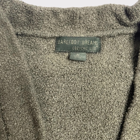 Barefoot Dreams - CozyChic Lite Travel Cardigan - Green - Size Medium - Picture 7 of 8
